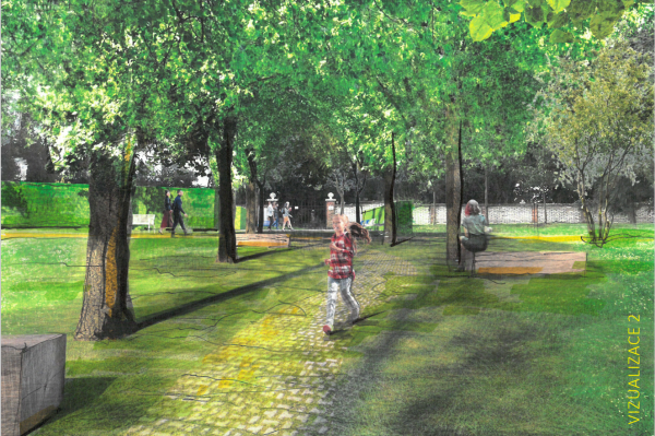 Revitalizace prostoru před hřbitovem