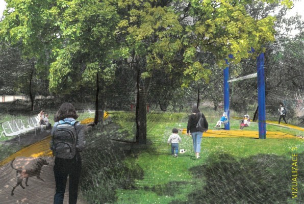 Revitalizace prostoru před hřbitovem